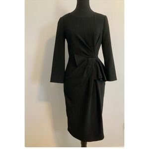 Karen Millen pinstripe crepe dress
